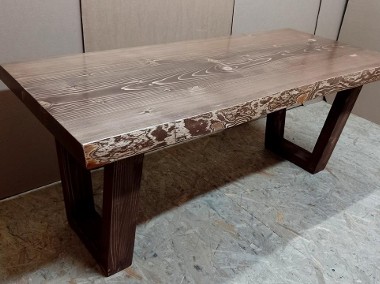 stolik kawowy z drewna stół ława drewniana loft indust R01-1