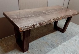 stolik kawowy z drewna stół ława drewniana loft indust R01