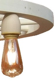 Lampa zyrandol koło wozu koło drewniane do altany salonu restauracji -3