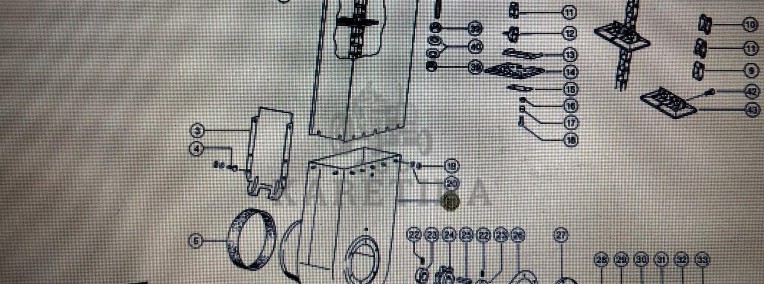 Stopa przenośnika Claas Mega 370-340 Nr kat. 000 687 330 2 Nr kat. 000 687 330 2-1