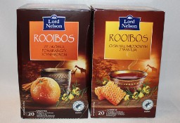 Herbata rooibos Lord Nelson 20t. - miodowy z wanilią , pomarańcza z cynamonem