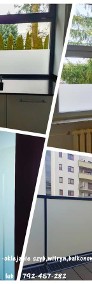 Folie na drzwi i okna, balkony, witryny Warszawa -Oklejanie szyb folią Folkos-3