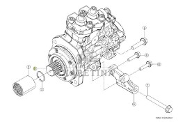 Claas Jaguar - silnik MAN D4276 - pompa wtryskowa 0019860850