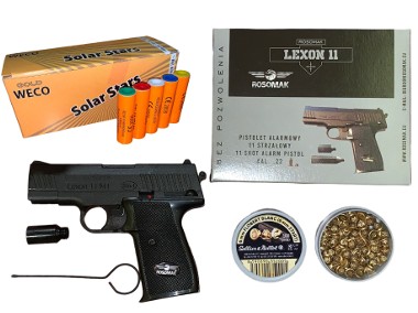 PISTOLET HUKOWY LEXON 11 KALIBER 6MM + 100 SZTUK AMUNICJI + 50 RAC-1