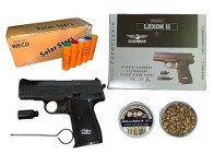 PISTOLET HUKOWY LEXON 11 KALIBER 6MM + 100 SZTUK AMUNICJI + 50 RAC