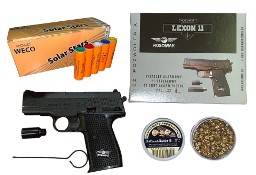 PISTOLET HUKOWY LEXON 11 KALIBER 6MM + 100 SZTUK AMUNICJI + 50 RAC