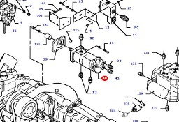 Massey Fergusson MF 30 - bypass zawór hydrauliczny D45110053