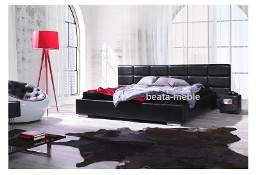 Łóżko Black podwójne sypialniane 180x200