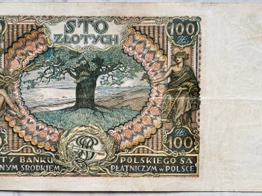 Banknot Polska IIRP 100 Złotych Złote Zł 1932 rok r. AW. Stan II XF/EF -2