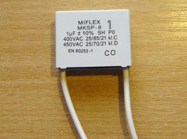 Kondensator rozruchowy 1,0µF MKSP-8-2