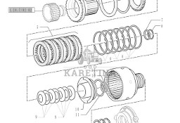 New Holland T6010 T6090 Piasta 5171871
