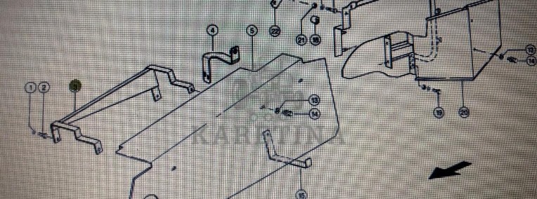 Blacha Osłony do Claas mega 370-360-1