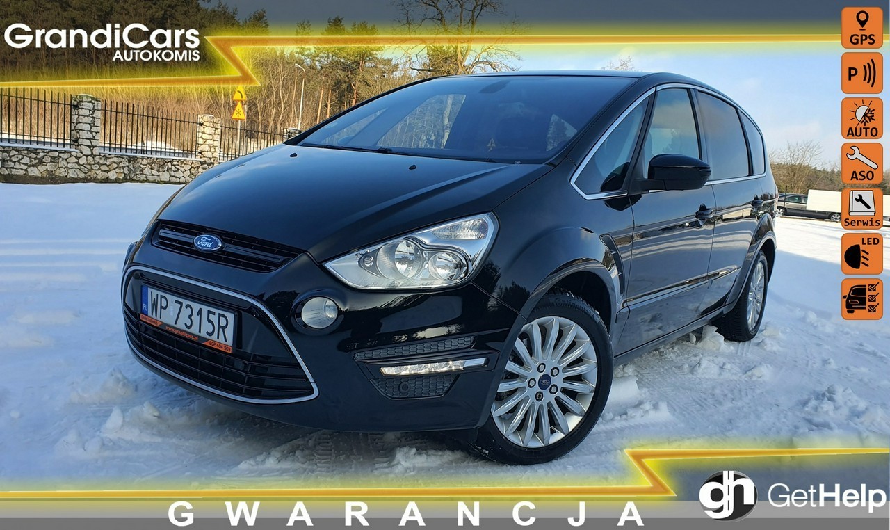 Ford S-MAX 1.6d 116KM # Titanium # Navi # Convers+ # Parktronic # Super Stan !