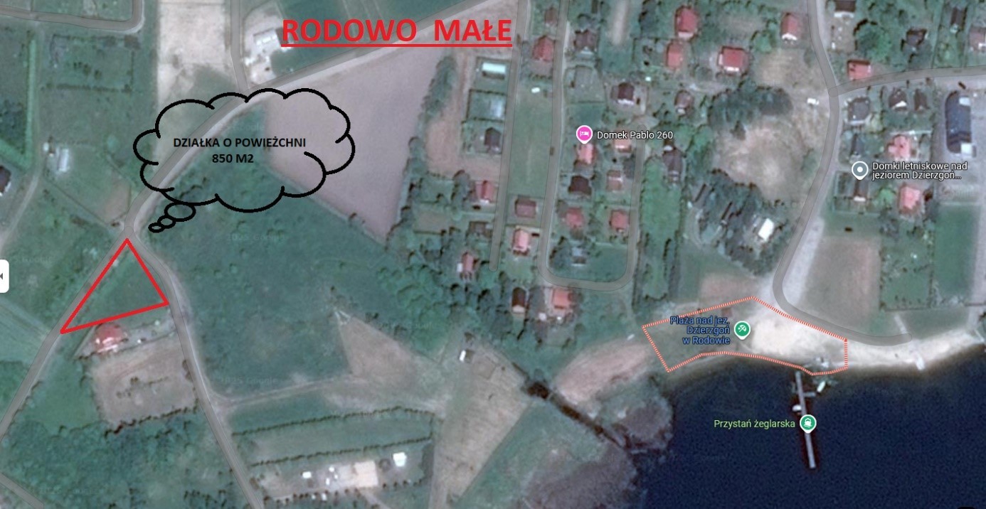 Działka Rekreacyjno - Bodowlana Rodowo Małe - Widok 2