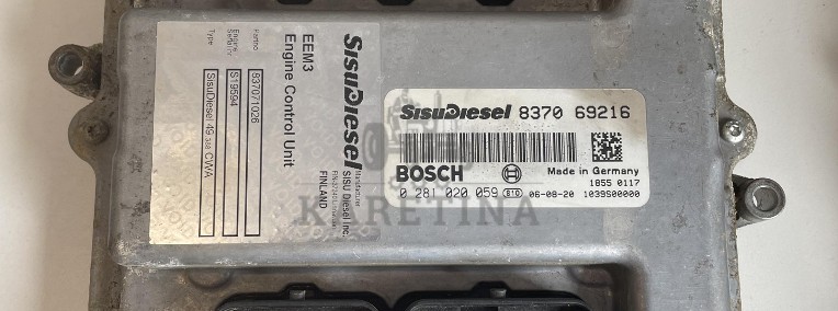 Valtra T N P - sterownik silnika ECU EEM3 SisuDiesel - 837069216 V837069216-1