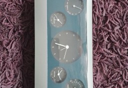 Zegar biurkowy z termometrem, higrometrem i budzikiem