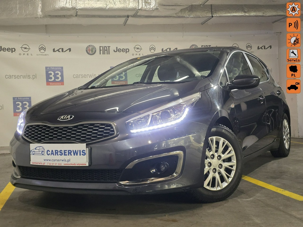 Kia Cee'd II Salon Polska, Serwis Aso, Automat