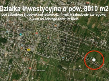Działka budowlana Kielce, ul. Zagórska 141-1