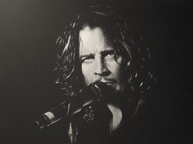 Soundgarden Chris Cornell Obraz na blasze Grawer-1