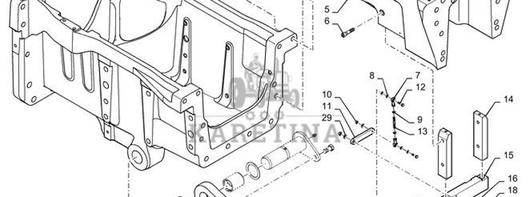 New Holland T6090 T6070 Płyta 84332925-1