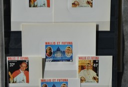 Wallis et Futuna **  Papieże Jan Paweł I i Paweł VI  Wydanie DeLuxe + 3 zn cięte