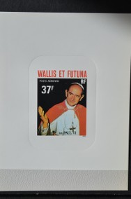 Wallis et Futuna **  Papieże Jan Paweł I i Paweł VI  Wydanie DeLuxe + 3 zn cięte-2
