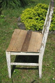 Przedwojenny stołek drewniany-2