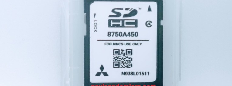 Karta SD Mitsubishi MMCS W-13 EU 2023-1