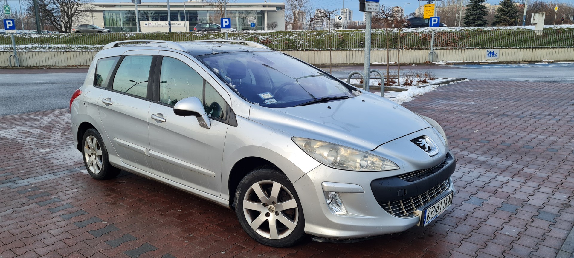 Peugeot 308 I PEUGEOT 308 SW COMBI, 2009 rok, przebieg 252700, cena 5500 zł