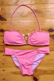 Nowe różowe bikini strój kąpielowy S 36-2