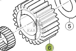 CLAAS Arion 610 660 Koło Koronowe Tylnego Napędu 6005029409 60 0502 940 9