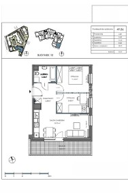 Mieszkanie 2-pokojowe 44.5m2 - Gdańsk Letnica-2