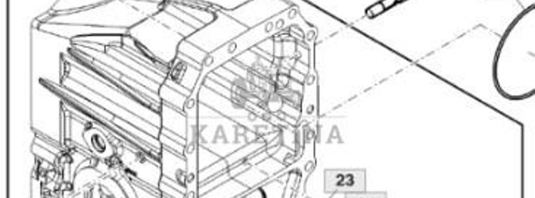 John Deere 8360R Obudowa Napędu Pompy Mechanizmu Różnicowego CZĘŚCI RE343318-1