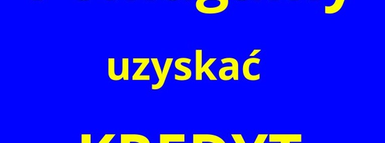 Pomoc w uzyskaniu Kredytu - Kredyt Dla Firm Bez ZUS i US -1