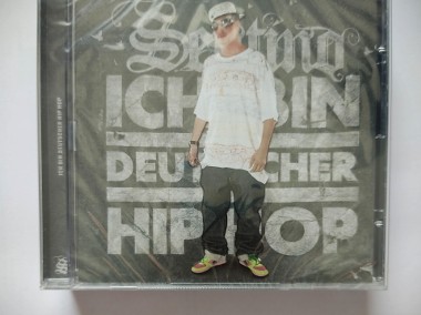 Sentino - Ich Bin Deutscher Hip Hop (FOLIA, biały t-shirt) unikat nowa-1