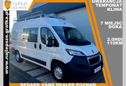 Peugeot Boxer Gwarancja, BRYGADÓWKA, 7 miejsc , DOKA, klima, tempomat