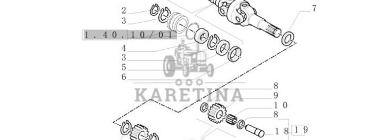 New Holland T6090 Półoś przegubowa 87521538-1