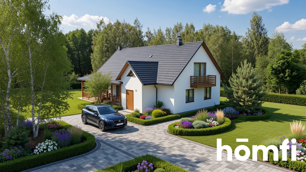 DOM W STANIE SUROWYM DZIAŁKA 6000 m² W TOMASZOWIE