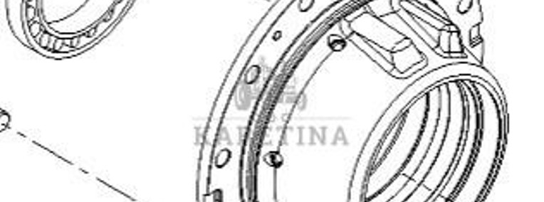 Fendt Vario 1038 1042 1046 1050 GEN 3 Piasta Koła Łożysko Stożkowe F530300220350 F530300220010-1