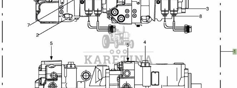 Krone Big M II - pompa hydrauliczna 002315500-1