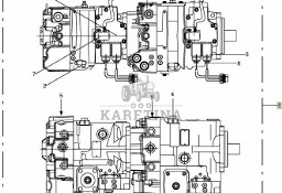 Krone Big M II - pompa hydrauliczna 002315500