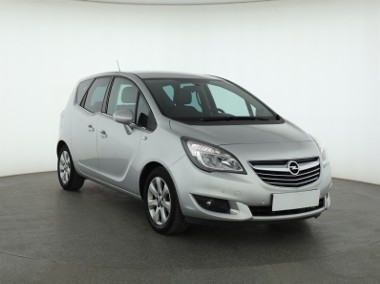 Opel Meriva B , Salon Polska, Skóra, Klimatronic, Tempomat, Parktronic-1