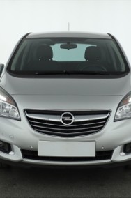 Opel Meriva B , Salon Polska, Skóra, Klimatronic, Tempomat, Parktronic-2
