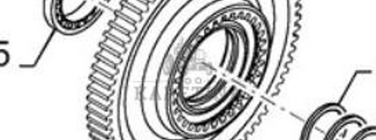 New Holland CR9080 Koło Zębate Zębatka Zębnik Skrzyni Biegów 72 Zęby CZĘŚCI 84806528-1