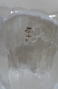 Skruf Owocarka Kryształowa Szwecja , wysokosc 16 cm , srednica 20 cm -2