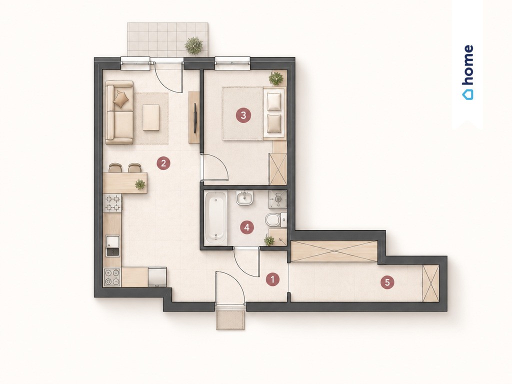 Nowe mieszkanie z pakietem smart home - Widok 2