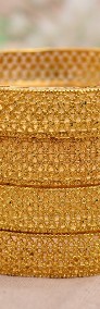 Nowa bransoletka bransoleta arabska złoty kolor duża bangla boho hippie indyjska-3