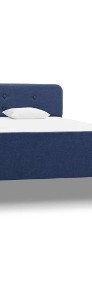 vidaXL Rama łóżka, niebieska, tapicerowana tkaniną, 120 x 200 cm 284908-4
