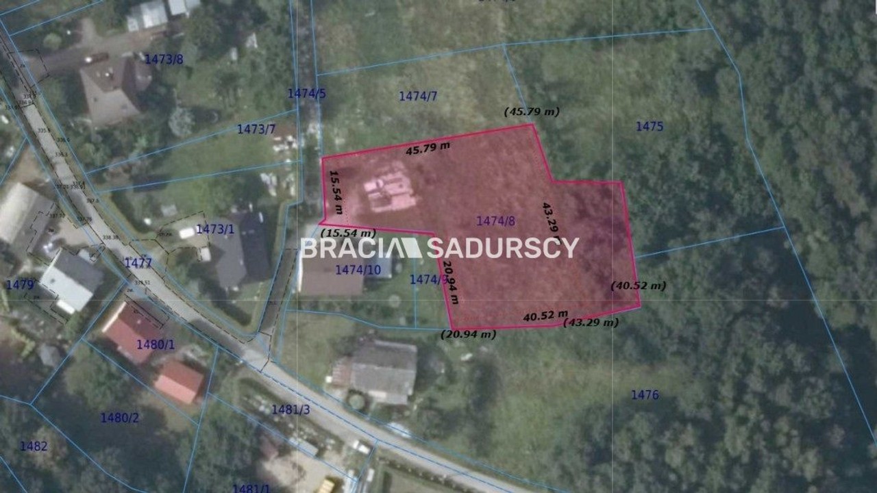 Działka na sprzedaż, 1902 m², Świątniki Górne Rzeszotary – pohled 4