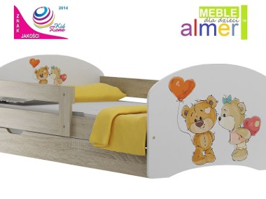 łóżko dla dziecka 140x70 bajkowy nadruk wysoka jakość-1